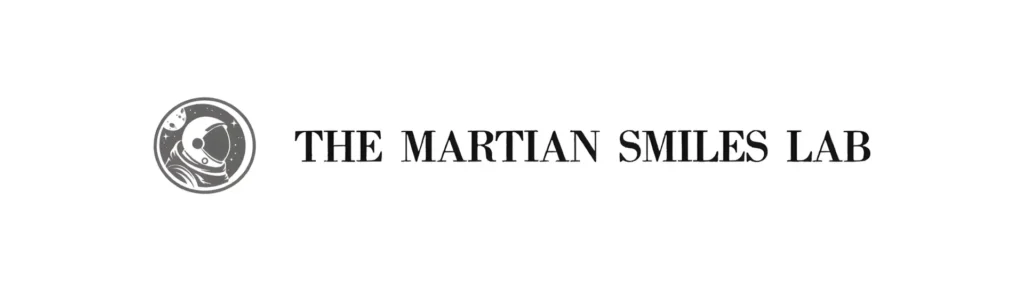 The Martian Smiles Lab Newsroom logo representing innovation in dentistry, AI, wellness, and space health.
