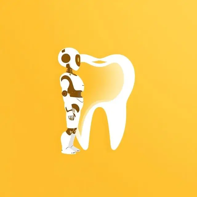 Artificial intelligence logo representing digital innovation in dentistry